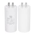 thumbnail image 3 of Capacitor de funcionamiento CBB60 30uF, 1 Pcs AC450V 4 Pin Doble Inserción con Resorte de Funda para Arranque de Motor, Blanco, 3 of 5