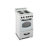 Avanti ER2001G - Range - freestanding - width: 19.5 in - depth: 26 in - height: 40 in - white