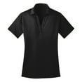 thumbnail image 5 of Yellow Rooster Womens Silk Touch Performance Polo Black XS, 5 of 6