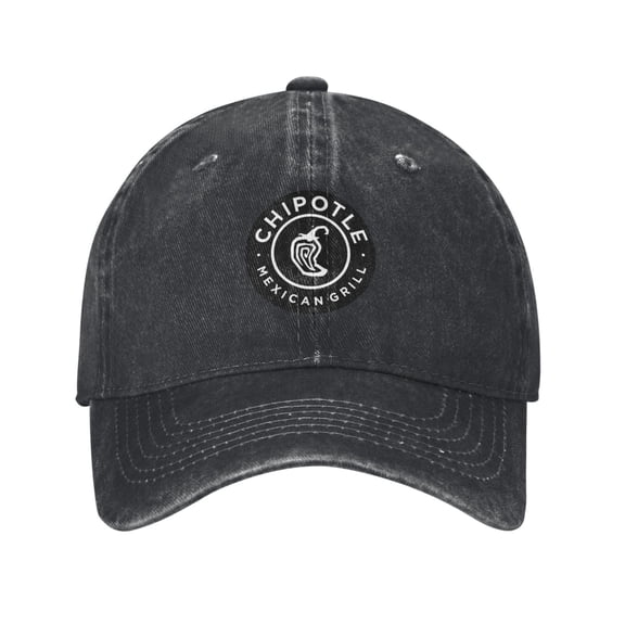 Black Chipotle Mexican Grill Unisex Adjustable For Hat Baseball Cap Casquette