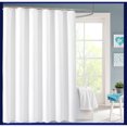 thumbnail image 4 of Hvmvliv Shower Curtain with Hooks (70x70in+12pc hooks) Shower Curtain for Bathroom Polyester Water-Proof Long Shower Curtain Hotel Style Weighted Hem Bath Curtain Sets Protects Privacies White, 4 of 7