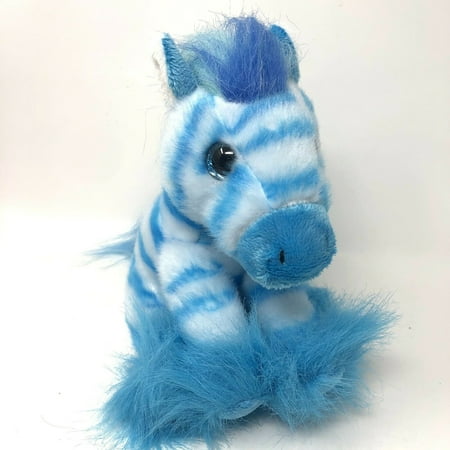 Aurora Magnificent Manes - 7" Blueberry Zebra