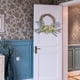 thumbnail image 5 of Guirnalda de flores artificiales Simulación Decoración floral Puerta Colgante Guirnalda de flores Ornamento de la oficina en casa, Lavanda Scienceny HA8173-03B, 5 of 6