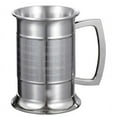 thumbnail image 2 of Visol VAC696 Metric Glass Bottom 16 oz Stainless Steel Beer Mug, 2 of 2