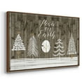 thumbnail image 3 of Wooded White Christmas Collection A - Framed Gallery Wrapped Holiday Canvas - 17 x 25 - Rosewood Frame, 3 of 8