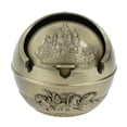 thumbnail image 2 of Almencla Creative Metal Spherical Windproof Ashtray with Lid, Collection Gift Decor S S, 2 of 8