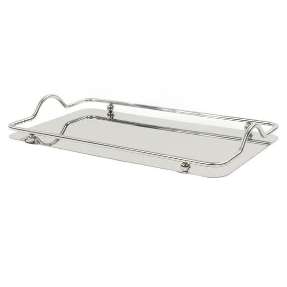 Bandeja Para Platos Comerciales, Exterior Reflectante, Diseño Elegante, Bandeja Rectangular Grande De Acero Inoxidable, Moderna Para Fiestas Para Invitados