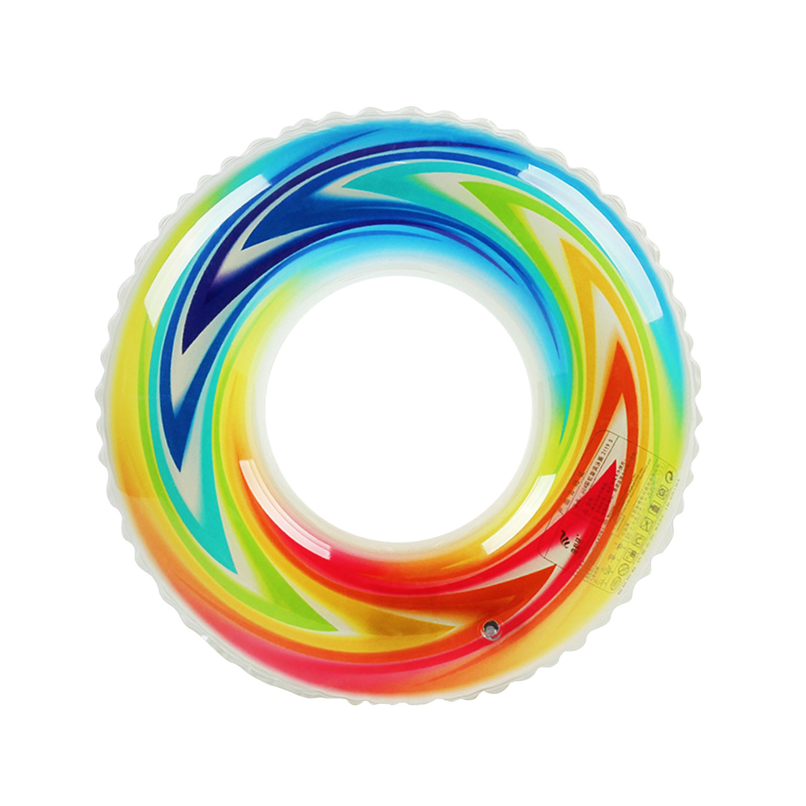 Fonwoon Cool Swimming Ring with Colors Design for Pool Beaches