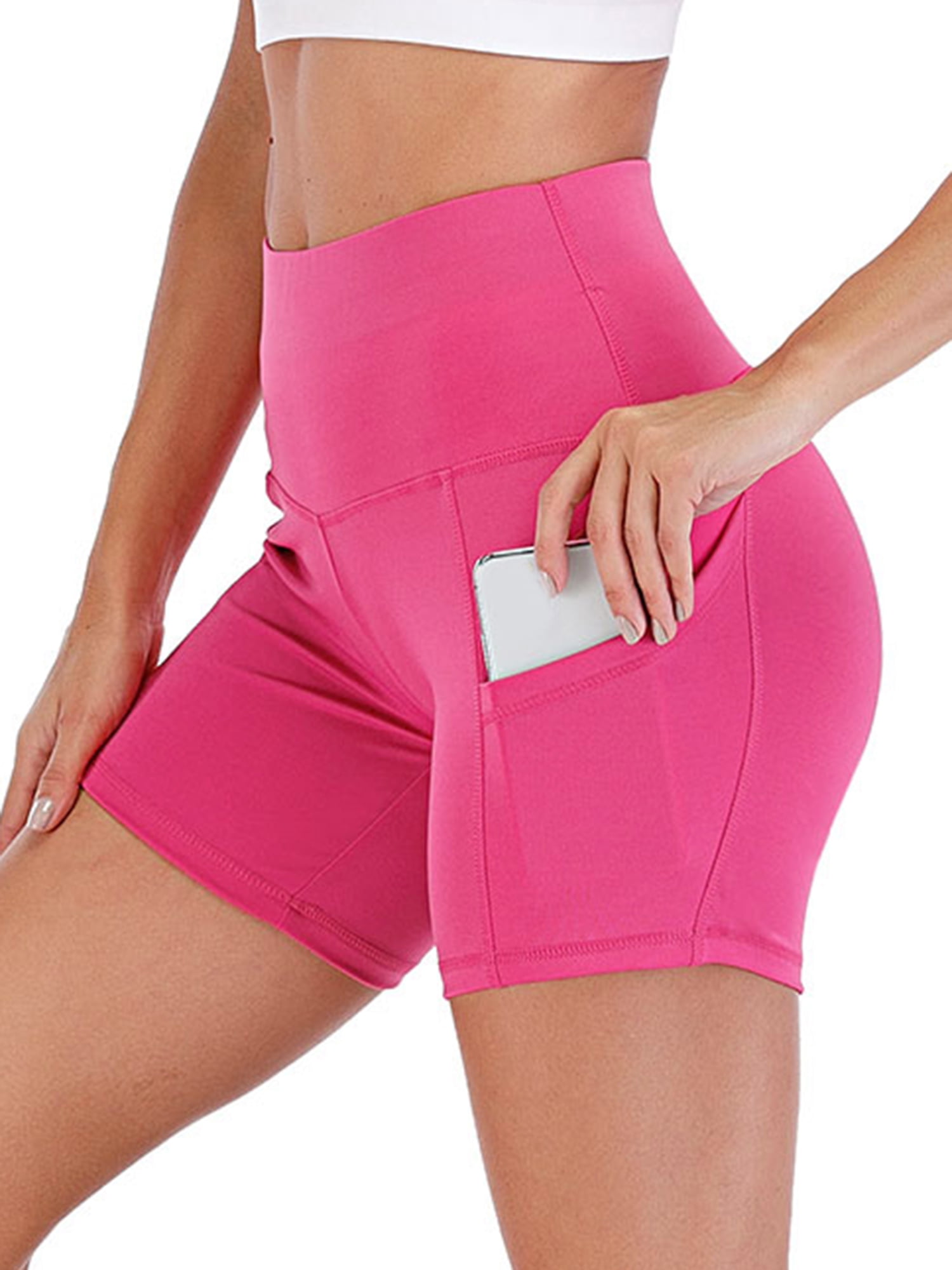 YouLoveIt Womens Yoga Shorts Butt Lifting Yoga Shorts High Waist Tummy