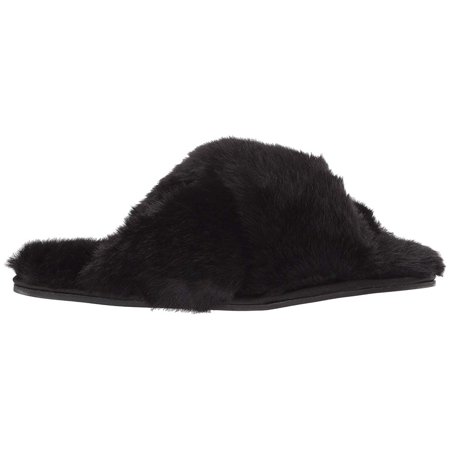 Taryn Rose Helen Black Faux Fur