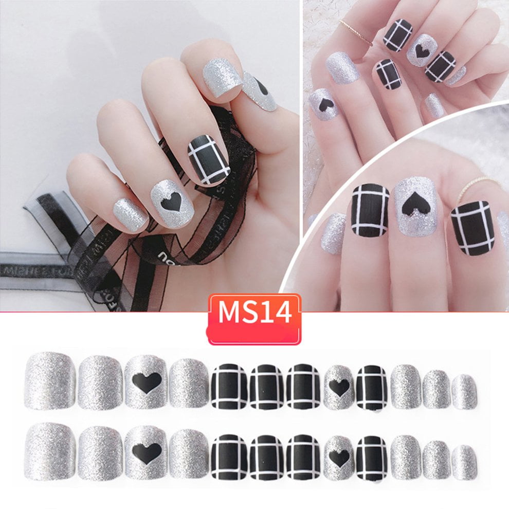 Aisport Nail Sticker Acrylic False Nail Fake Nail Art Fingernail Nail