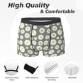 thumbnail image 2 of Men's Boxer Briefs, comical Math Symbol Print Soft Comfy Mens Underwear Boxer Briefs Breathable With Widen Waist, 2 of 7