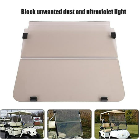 Golf Cart Windshield,HURRISE 2 Colors Acrylic Windshield for Yamaha G22 Golf Cart Club