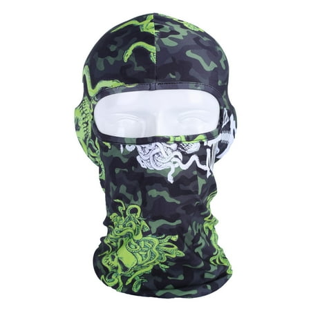Camo Men Cool Cycling Motorcycle Printed Face Mask Balaclava US FAST