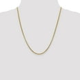 thumbnail image 4 of 14K Yellow Gold Box Chain Styles Necklace 22 inch 2.45 mm Semi-Solid Round with Lobster Clasp, 4 of 4