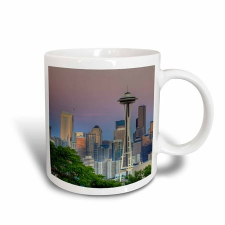 3dRose WA, Seattle, skyline from Kerry Park - US48 JWI3551 - Jamie and Judy Wild, Ceramic Mug,
