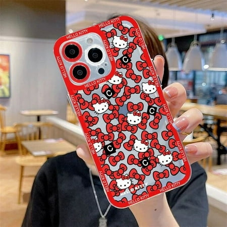 Cartoon Sanrio Hello Kitty Phone Case For Xiaomi Mi 13 12 11 10 lite 11i 12S Poco M4 F3 MIX 4 Pro Ultra 5G 4G Transparent Cover