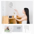 thumbnail image 3 of Sidaley Raqueta de plagas de choque eléctrico, herramienta de insectos para colgar en la pared recargable por USB ajustable de mano con soporte, raqueta Electrónica Blanco, 3 of 6