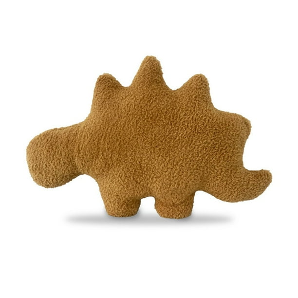 L Gift Store Dino Chicken Nugget Pillow Stegosaurus Chicken Nugget