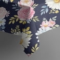 thumbnail image 5 of Pioneer Flower Floral Print Pattern Square Tablecloth, Waterproof Wipeable Spillproof Washable Table Cover for Home Kitchen Party Decor, 60"x60", 5 of 6