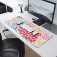 thumbnail image 2 of Long Mouse Pads for Desk,Vibrant Mixed Pioneer Flower Pattern Desk Mats on Top Of Desks, Desk Mouse Pad Extra Large with 3mm Non-Slip Base and Stitched Edge for Gaming,Office,Work,Home 31.5"x11.8", 2 of 6