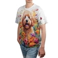 thumbnail image 4 of Welcome Spring Summer Goldendoodle Portrait Flower Blue Sky All Over Print 3D Shirt Unisex Merch Doodle Dog Lover Gifts Idea - 12001, 4 of 6