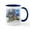 White/Navy Inside, variant on CafePress - Wolf Mug - 11 oz Ceramic Mug - Novelty Coffee Tea Cup