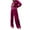 Hot Pink womens 2 piece sets, variant on clear 50% off Usmixi Womens Tracksuits Set 2 Piece Outfits for Women Fashion Comfy Gold Velvet Zipper Hooded Coat Drawstring Long Pants Ladies Casual Solid Sweatsuits Sets Lounge Sets