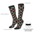 thumbnail image 4 of KLL Retro Video Game Print Cool Socks Men's Women's Crew Socks Funny Crazy Novelty Stockings, 4 of 6