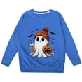 thumbnail image 3 of Tiijoy Toddler Girl's Halloween Sweatshirt Cute Graphic Hooded Sweatshirt, Sizes 4-5, 3 of 3