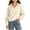 Beige, variant on CYRBOKO Girls Pullover Sweatshirt Size 10-12, Casual Soft Drop Shoulder Collared Quarter Zip Long Sleeve Top Sky Blue