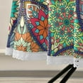 thumbnail image 5 of Coolnut 60" Mexican Talavera Round Tablecloth, Waterproof Tablecloth Stain Resistant and Wrinkle Decorative Patio Table Cloths for Kitchen Dinning Room Party Home Garden Picnic, 5 of 7