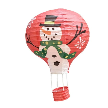 

Hcinere Hot Air Balloon Paper Lantern Lampshade Ceiling Light Wedding Party Decor