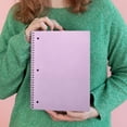 thumbnail image 4 of 1-Subject Notebook, Spiral Notebook, College Ruled Paper, 7.95" X 10.51", 3 Hole Notebook, Wide Ruled Notebook, 4 of 5