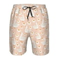 thumbnail image 4 of Naloa Geese and Flower Men's Beach Shorts, Surfing shorts, Swim trunks, Quick Dry Swim Trunks for Surfing Beach Fun - Medium, 4 of 9