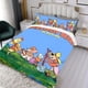 thumbnail image 3 of Osos Montañeses Conjunto de sábanas temático, trío de piezas, cómodo y amigable con la piel, diseño único, regalo de decoración para el hogar para familiares, amigos y fans,135cm *200cm, 3 of 6