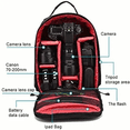thumbnail image 2 of Mochila Para Camara Profesional Malubero Impermeable roja Malu1716, 2 of 3