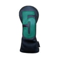 thumbnail image 3 of Funda para cabeza de palo de Golf Cola de cuero PU terciopelo negro, 3 of 8