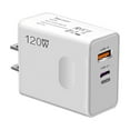 thumbnail image 2 of Summer Savings Kcavykas 120w Mobile Super Fast Charging Charger Type-c Us Standard Pd+usb Compatible Android Ios Multi Port Charging Head Power Adapter, 2 of 6