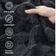 thumbnail image 3 of Manta polar Bedsure gris oscuro para sofá, 230 x 230 cm, 3 of 6