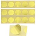 thumbnail image 5 of 200 Uds. Pegatinas en relieve, sellos de certificado de oro metálico en blanco, pegatinas de papel de aluminio en relieve, pegatinas de borde festoneado, sello en relieve, sellado en blanco, 5 of 5