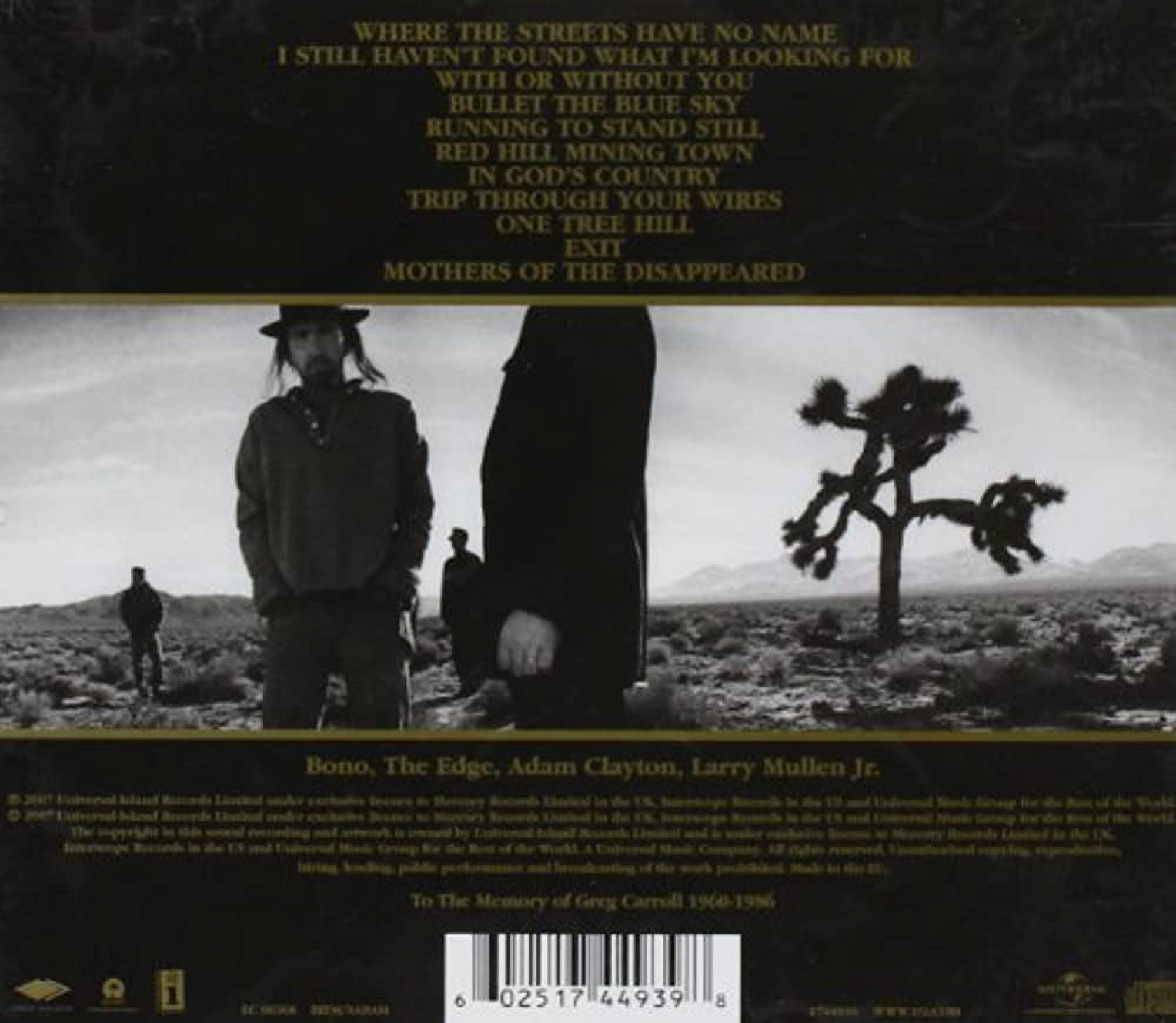 U2 - The Joshua Tree - Rock - CD