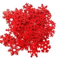 thumbnail image 1 of AMERTEER 50Pcs Christmas Snowflake Cutout Burr-free Rounded Edges Festive Touch Xmas Snowflakes Tag for Home, 1 of 10