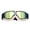 B, variant on Vintage Motorcycle Goggles, Anti Fog Dustproof ATV Aviator Glasses Fits over Prescription Glasses, Soft Padded Retro Riding Glasses with Anti- Strap