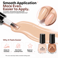 thumbnail image 3 of Morovan Neutral Nail Polish Set,8 Elegant Shades of Nude, Blush Pink, Rose Brown & Champagne Glitter for Daily Wear, 3 of 9