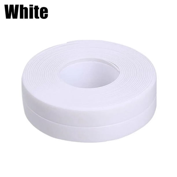 Tira de sellado para baño, cinta de calafateo para inodoro, pegatinas autoadhesivas de PVC impermeables a prueba de aceite para esquina de pared de fregadero de cocina