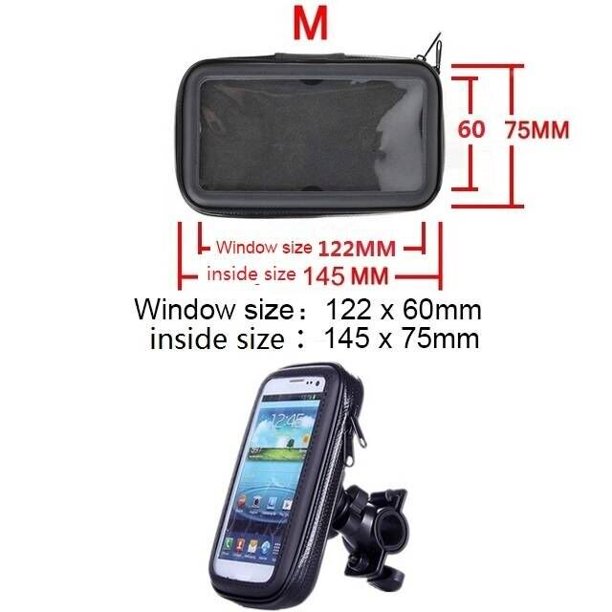Soporte de teléfono impermeable para motocicleta, funda de teléfono para moto, retrovisor para moto, soporte, para Samsung Fivean unisex