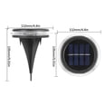 thumbnail image 3 of Xihbxyly Luces Led de Jardín, Decoración Solar para Exteriores, 8 Led Brillantes, Construcción Duradera de Abs y Acrílico, Sin Cableado, Perfectas para Jardín, Camino y Terraza, Paquete de 2, 11,2 X, 3 of 5