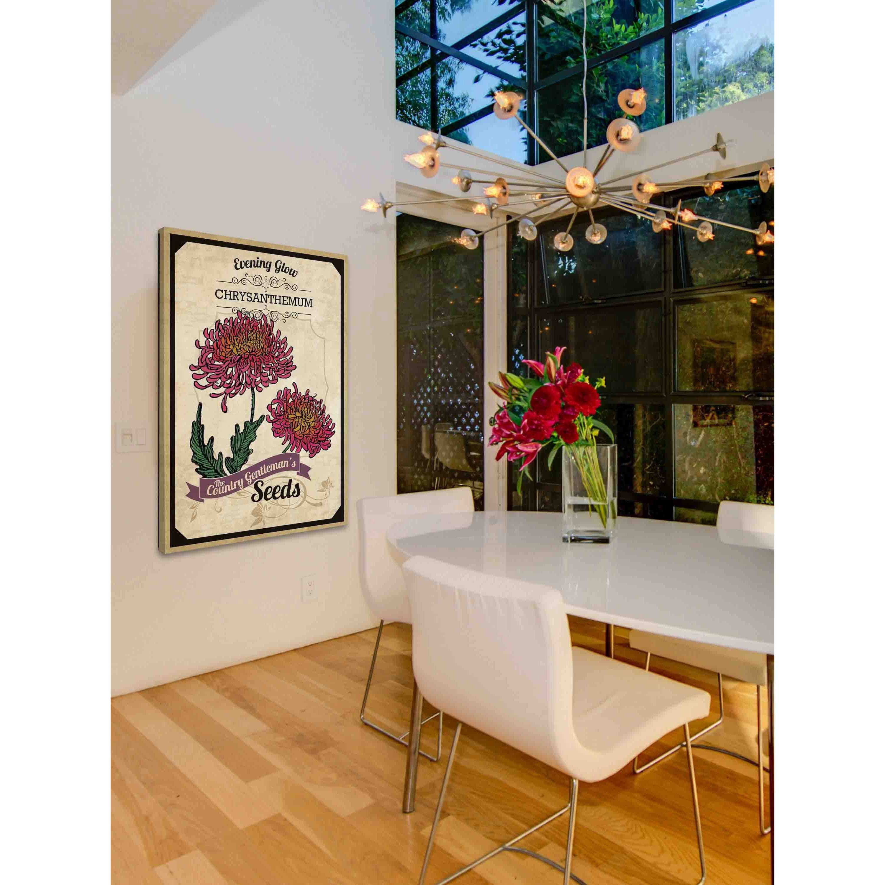 Marmont Hill "Flower Packet Chrysanthemum" Painting Print on Canvas