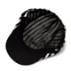 thumbnail image 4 of Gorra plana de algodón o mezclilla a rayas en blanco y negro para hombre, 4 of 4